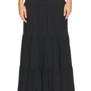 Free People Western Cotton Maxi Skirt